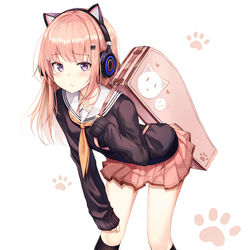 This is a pixiv picture whose title is 猫.