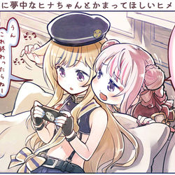 This is a pixiv picture whose title is ヒメヒナの日常.