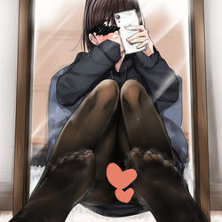 This is a pixiv picture whose title is 裏垢女子。.