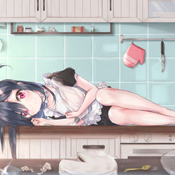 This is a pixiv picture whose title is キッチン.