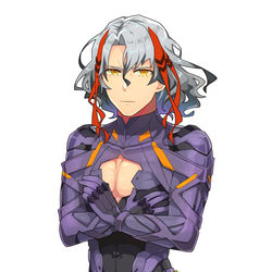 This is a pixiv picture whose title is 谷間.