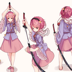 This is a pixiv picture whose title is 素振り.