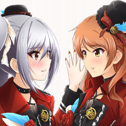 This is a pixiv picture whose title is 加蓮と蘭子.