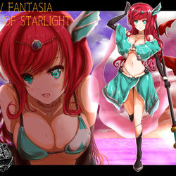 This is a pixiv picture whose title is 【PFAOS】”深海紅風”メリーディエム【雲鯨旅団ワイスエール】.