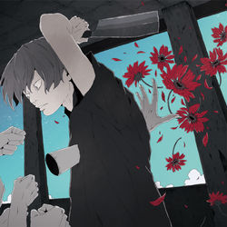 This is a pixiv picture whose title is 「今のお気持ちは？」.