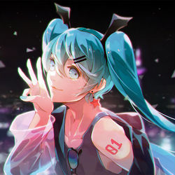 This is a pixiv picture whose title is 3月9日はミクの日.