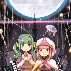 This is a pixiv picture whose title is ひとりぼっちの最果て.
