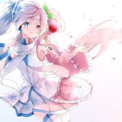 This is a pixiv picture whose title is 冬去春来.