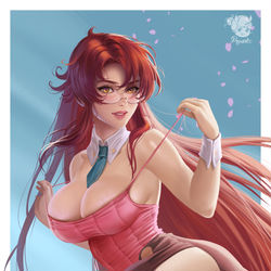 This is a pixiv picture whose title is Yoko Littner.