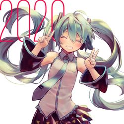 This is a pixiv picture whose title is ミクさん20200309.