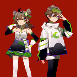 This is a pixiv picture whose title is MIO&YOKO.