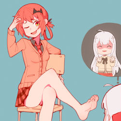This is a pixiv picture whose title is 想要报仇的萨塔尼娅.