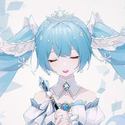 This is a pixiv picture whose title is 💙.