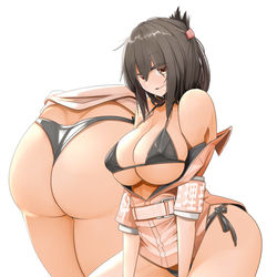 This is a pixiv picture whose title is 生理部(水着).