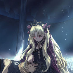 This is a pixiv picture whose title is エレちゃん枕.