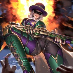 This is a pixiv picture whose title is Ashe.