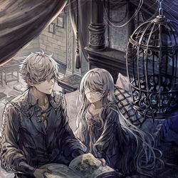This is a pixiv picture whose title is 絵本.