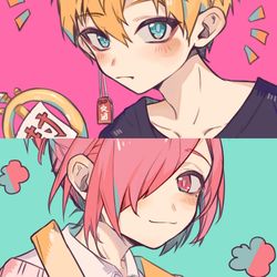 This is a pixiv picture whose title is 光叶.