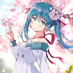 This is a pixiv picture whose title is 今年も春が来た.