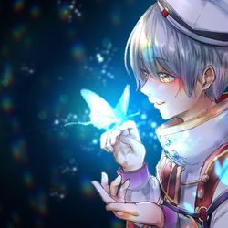 This is a pixiv picture whose title is 煌めく.