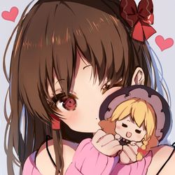 This is a pixiv picture whose title is 霊夢.