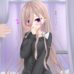 This is a pixiv picture whose title is 誘うＪＫ in 保健室.