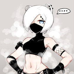 This is a pixiv picture whose title is 白雪.