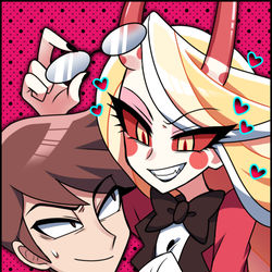This is a pixiv picture whose title is ハズビン詰め7.