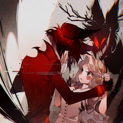This is a pixiv picture whose title is 契約.
