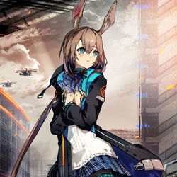 This is a pixiv picture whose title is 【アークナイツ】.