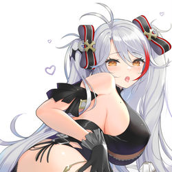 This is a pixiv picture whose title is プリンツ・オイゲンちゃんと部屋飲みしたい.