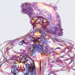 This is a pixiv picture whose title is 桜ミク.