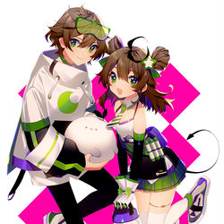 This is a pixiv picture whose title is MIO&YOKO.