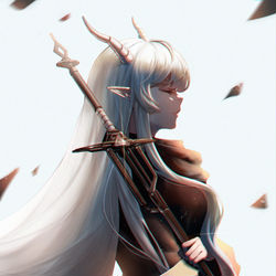 This is a pixiv picture whose title is 黑恶魔.