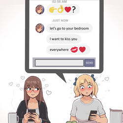 This is a pixiv picture whose title is Nessie and Karen, finally p2.