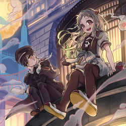 This is a pixiv picture whose title is 地縛少年花子くん.