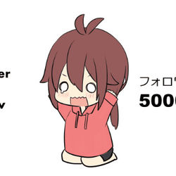 This is a pixiv picture whose title is フォロワー5000人ありがとうございます！.