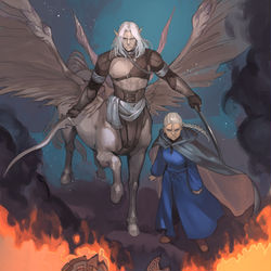 This is a pixiv picture whose title is 【PFAOS】同郷【ドノヴァン】.