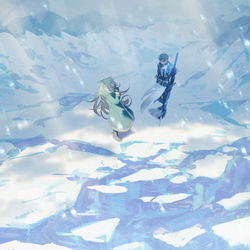 This is a pixiv picture whose title is 【PFAOS】悲しげな声.