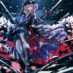 This is a pixiv picture whose title is 最後の花弁/EGOIST.