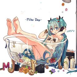 This is a pixiv picture whose title is 🌻🎵🌸🛀🌼.