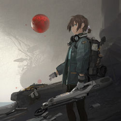 This is a pixiv picture whose title is 簡.