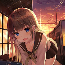 This is a pixiv picture whose title is デート.