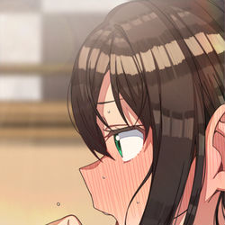 This is a pixiv picture whose title is 「…」.