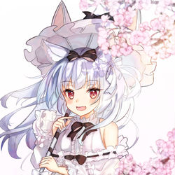 This is a pixiv picture whose title is 雪風.