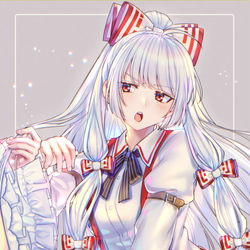 This is a pixiv picture whose title is てるもこちゃん.