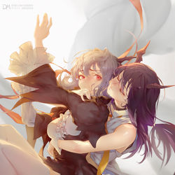 This is a pixiv picture whose title is 龙门贴贴.