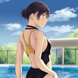 This is a pixiv picture whose title is poolside.