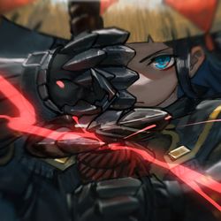 This is a pixiv picture whose title is 拔刀.