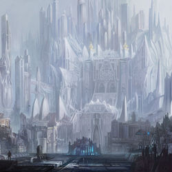 This is a pixiv picture whose title is 王都.